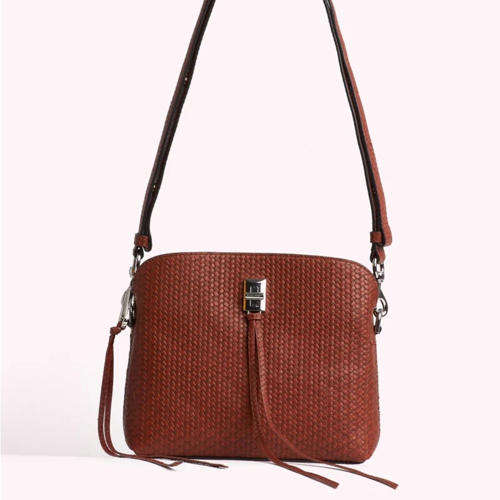 Rebecca Minkoff Darren Woven Shoulder Bag, like new
